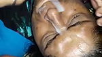 Indian widow cum facial MMS video