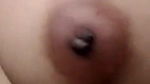 teen girl showing round boob