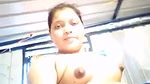 Chubby Bhabhi topless show selfie cam video