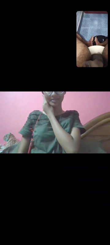 Glasses Girl Showing Boobs