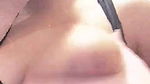 Sexy Horny Girl Pressing Her Boobs Masturbating 2
