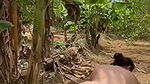 chubby aunty fuck in bananas garden