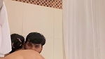 couples on bathtub kissing