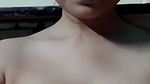 cute lover show boobs in video call