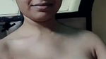 cute lover show boobs in video call