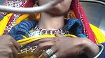 Busty Rajasthani girl showing her big boobs