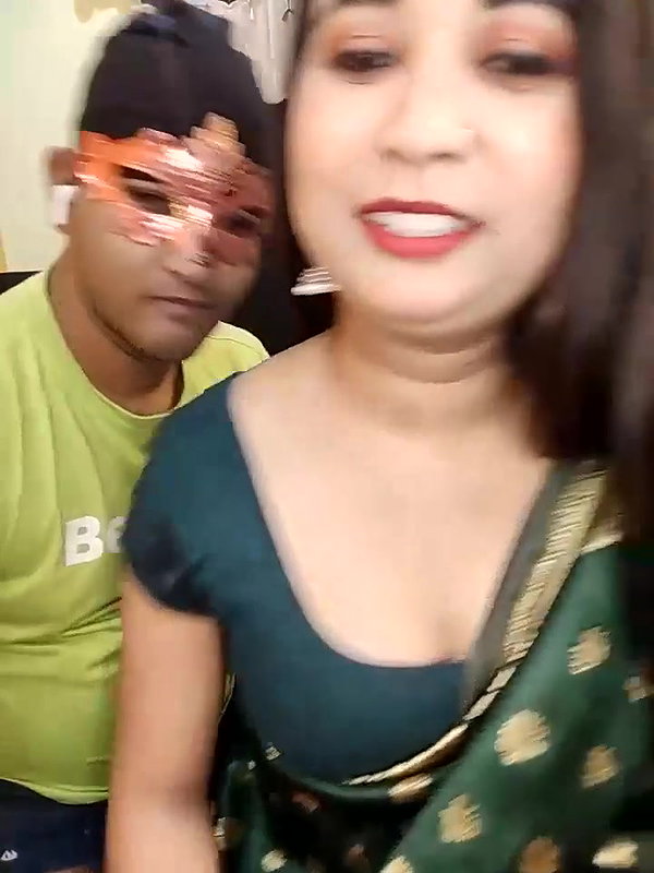 Husband Sucking Wife Boobs and Kissing