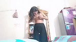 desi chubby girl showing her asset