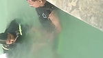 desi handjob caught in swiming pool