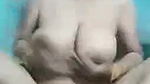 big boob aunty pussy rubbing and boob pressing