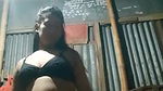 hot big boobies busty gf undressing and making video for lover masturbating with brush brinjal selfshot