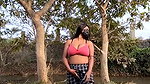 ishu lovee live outdoor boobs show part 1