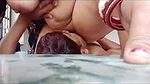 mature aunty lift saree facesitting and pussy licked by lover 2vids merged