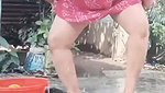 north indian aunty piss