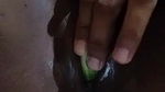 cucumber inside pussy wife