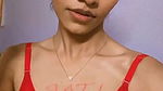 sexy slim horny tamil girl red bra