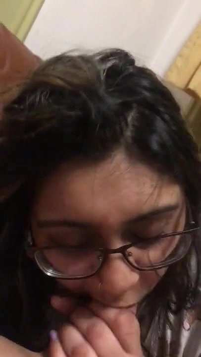 Chubby Indian wife blowjob to her husband