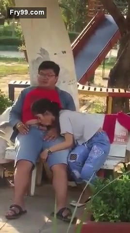 Hot college girl caught sucking cock in park.mp4
