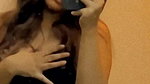 young girl mirror selfie boobs teasing