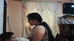 bhabhi riding young guy on couch