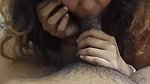 curly hair girl blowing bf