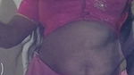 Hot Navel stretch marks Aunty