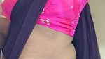 Hot Navel stretch marks Aunty