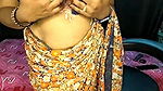 Hot Saree Aunty Dancing and showing