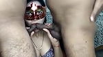 Desi Married Bhabhi giving Blowjob to Two Cock