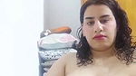 Beautiful chubby desi girlfriend showing her big boobs and rubbing her pussy