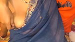 Sexy Desi Wife giving Blowjob and Boobs Show