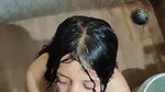 horny wife blowjob with shawer bath