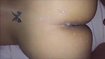 chod ke gand ke upar mal giraya