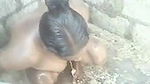 Village Girl Bathing