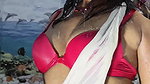 Pinki Tiwari aka Beauty peep Bathing in Wite Saree & Red Bra