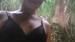 Shy Lankan Girl Outdoor Showing Fingering