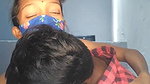 dehati girl boob show