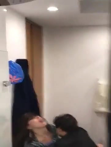 lovers bathroom sex