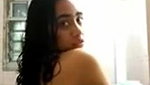 bath room nude boob