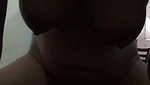 Beautiful gf with big boobs giving a bj, rim job and riding