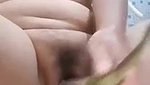 desi aunty masturbation with big size brinjal
