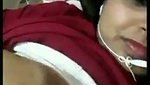 Cute girl showing