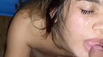 Sexy Girl Takes Her Lovers Cumshot On Her Beautiful Face