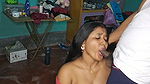 Young couple blowjob