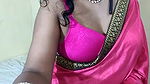 Sexy Bhabhi in Pink Saari Teasing and Ass Show