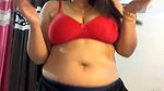 88pink red bra panty sexy dance nepali randi bhabhi