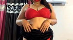 88pink red bra panty sexy dance nepali randi bhabhi