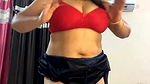 88pink red bra panty sexy dance nepali randi bhabhi