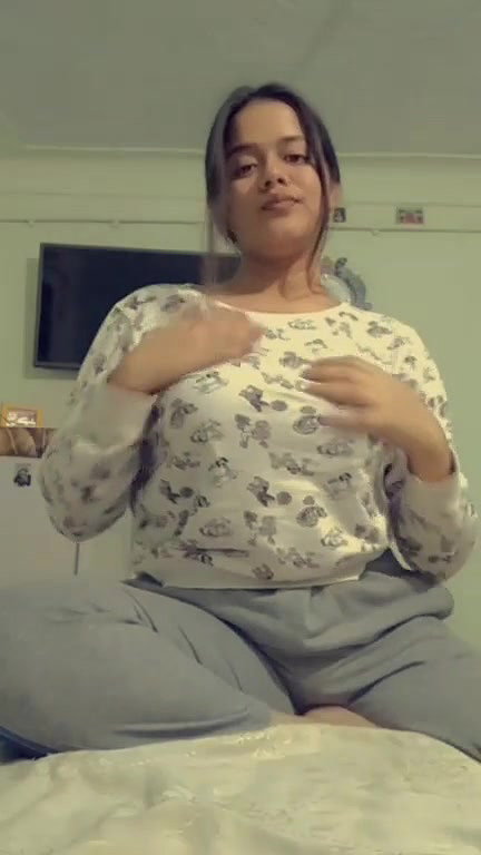 cute girl big boobs showing