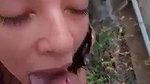 hot girl sucking dick outdoor
